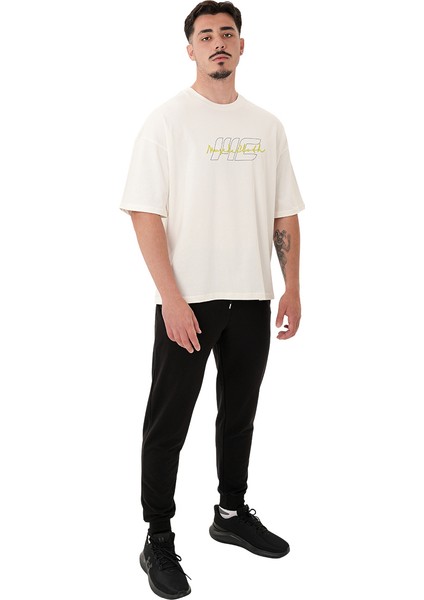 Icon Heavyweight Oversize T-Shirt Kırık Beyaz modelleri