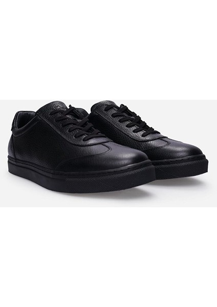 Siyah Erkek Deri Sneaker 119940