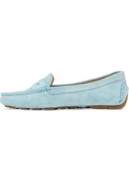 Hakiki Süet Kadın Loafer Ayakkabı 700907