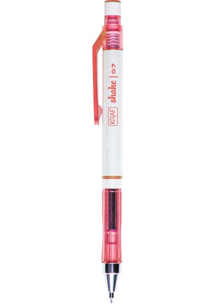 Shaker Versatil Mekanik Pembe Kurşun Kalem 0,7mm