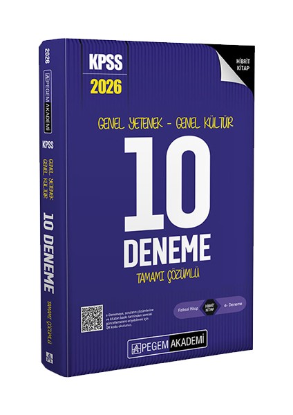 2026 Kpss Genel Yetenek Genel Kültür Tamamı Çözümlü 10 Deneme