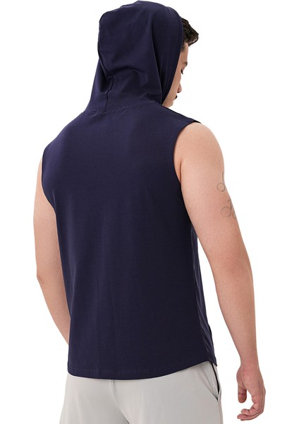 Training Kapüşonlu Kolsuz T-Shirt Lacivert fiyatları