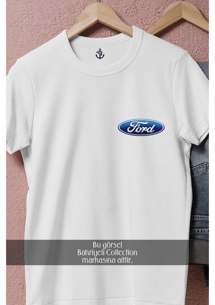 Oversize Ford Logo Cep Tasarımlı Unisex T-Shirt fiyatları