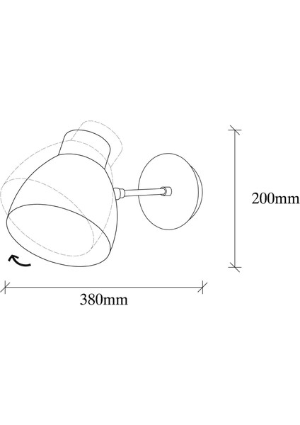 Spotkafası Nuw 3091 Sıvama Aplik Duvar Aydınlatma | Bylamp indirimleri