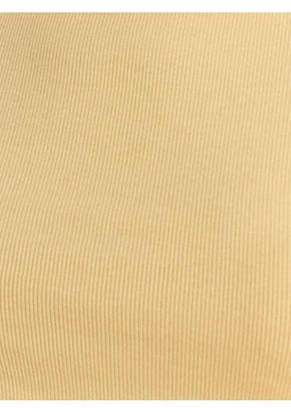 31855 Kayık Yaka T-Shirt-Sarı fırsatları