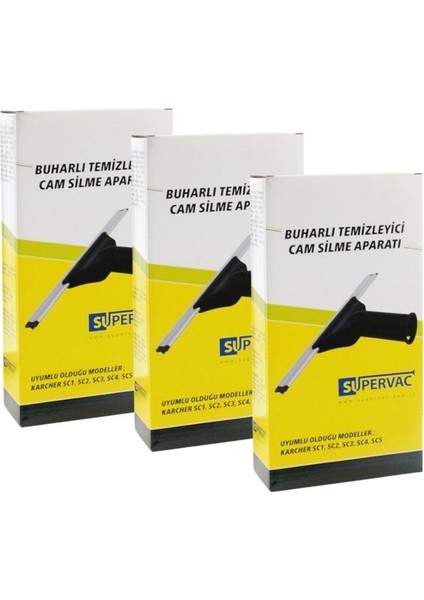 Karcher Sc Serisi ile Uyumlu Buharlı Süpürge Yüzey Temizleme Cam Aparatı 3'lü fiyatları