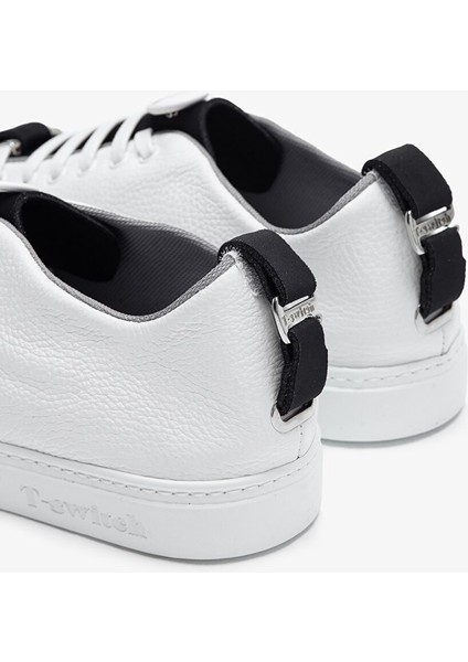Franceschetti Mauro Erkek Beyazsiyahgri Hakiki Deri Sneakers & Spor Ayakkabı