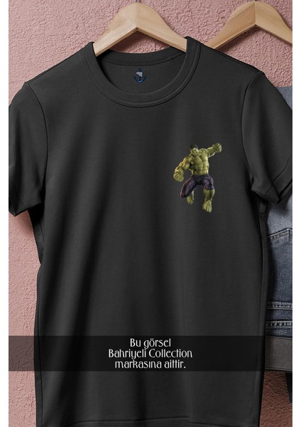 Oversize Hulk Cep Tasarımlı Unisex T-Shirt fiyatları