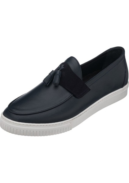 Poyraz-01 Siyah Dana Derisi Büyük Numara Erkek Spor Ayakkabısı Rahat Geniş Kalıp Şık modelleri