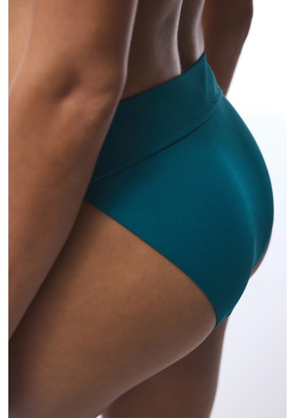 Petrol Yeşili Lal Bantlı Bikini Altı fiyatları