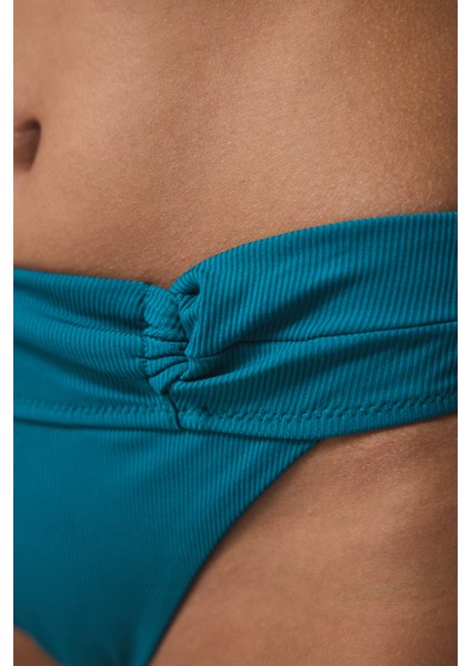 Petrol Yeşili Lal Bantlı Bikini Altı fırsatları