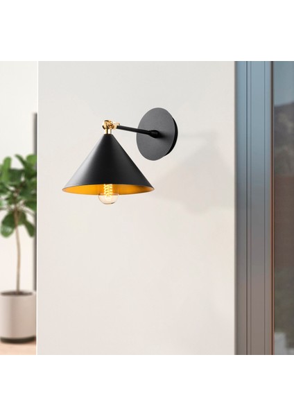 Çatı 185 Black Sıvama Aplik Duvar Aydınlatma | Bylamp