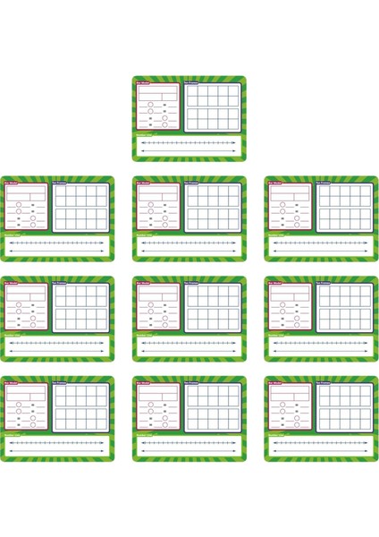 10X Matematik Poster Öğrenme Aktiviteleri Tekrar Kullanılabilir (Yurt Dışından)