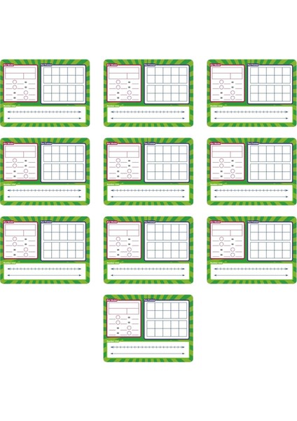 10X Matematik Poster Öğrenme Aktiviteleri Tekrar Kullanılabilir (Yurt Dışından) modelleri