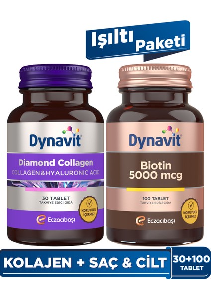Collagen Hyaluronic Acid & Biotin 5000 - Işıltı Paketi