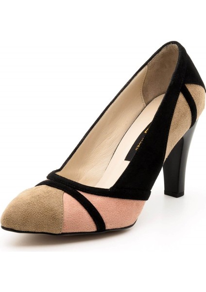 1358 Bej Büyük Numara Kadın Ayakkabıları