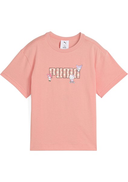 Pembe Kız Çocuk T-Shirt 63006218-PUMA x Hello Kıtty & Frıen