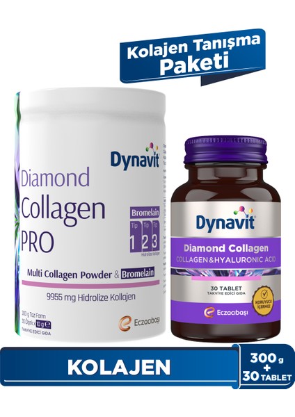 Multi Collagen Powder Bromelain & Collagen Hyaluronic Acid - Kolajen Tanışma Paketi