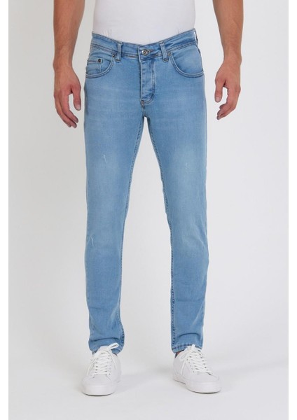 Sheff Buz Mavi Erkek Slim Fit Jean Pantolon 7341 modelleri