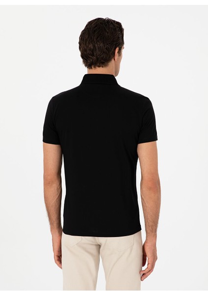 Siyah Erkek Slim Fit T-Shirt Gıbson indirimleri