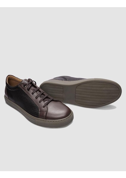 Beyaz Erkek Deri Sneaker 124291 fırsatları