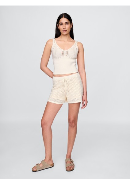 Kadın Krem Kroşe Atlet fırsatları