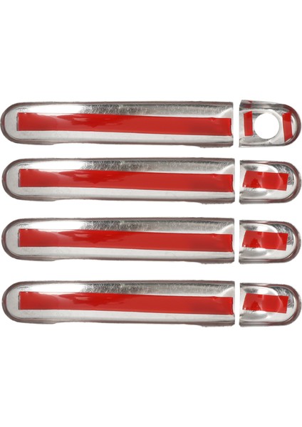 Volkswagen Caddy Uyumlu 2010-2015 Krom Kapı Kolu 4 Kapı Paslanmaz Çelik