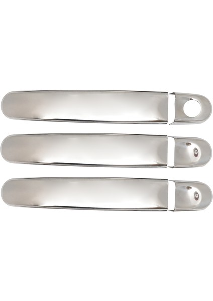 Volkswagen Caddy Uyumlu 2010-2015 Krom Kapı Kolu 3 Kapı Paslanmaz Çelik