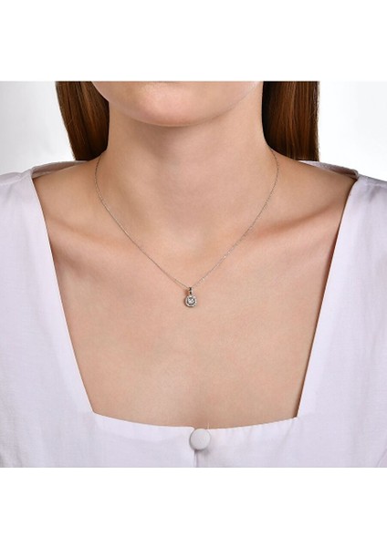 0.17 Karat Prenses Kesim Pırlanta Kolye fırsatları