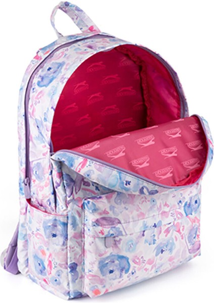 Çok Renkli Kız Çocuk Çocuk 32X46X14 cm Sırt Çantası