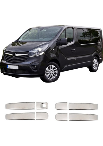 Opel Vivaro Uyumlu 2004-2014 Krom Kapı Kolu 4 Kapı Paslanmaz Çelik fiyatları