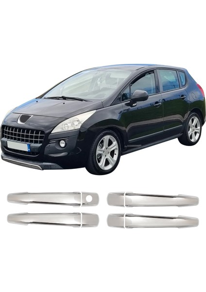 Peugeot 3008 Uyumlu 2009-2015 Krom Kapı Kolu 4 Kapı Paslanmaz Çelik fiyatları