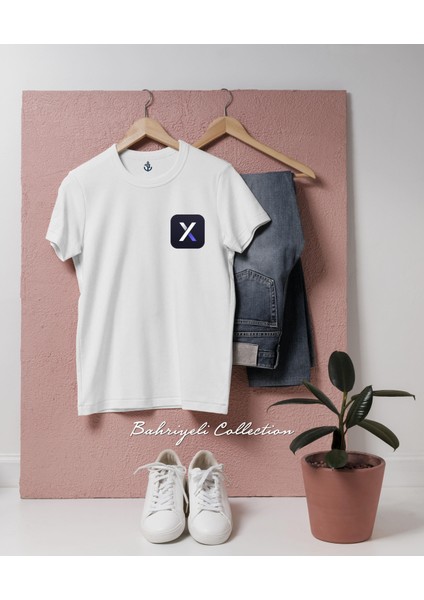 Oversize Dydx Chain Kripto Cep Tasarımlı Unisex T-Shirt
