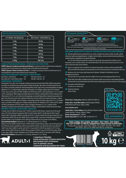 Signature Tavuklu Kısırlaştırılmış Kedi 10 kg
