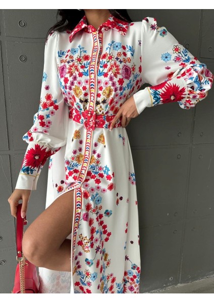 Atlas Kumaş Elbise (Kemer Dahildir) fiyatları