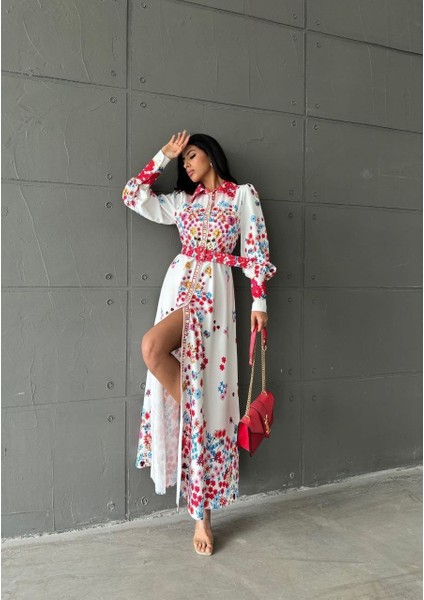 Atlas Kumaş Elbise (Kemer Dahildir) modelleri