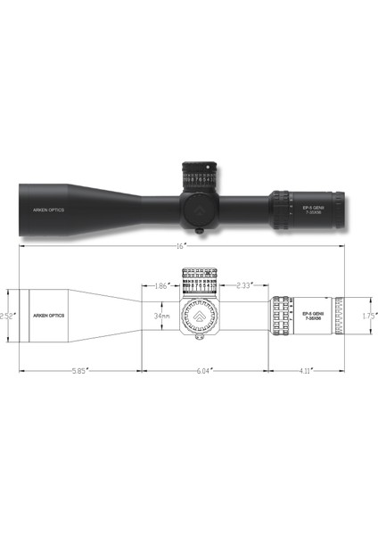 Ep-5 Gen2 7-35X56 Ffp Vpr (Mrad) Tüfek Dürbünü