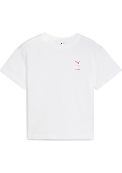 Beyaz Erkek Çocuk Desenli T-Shirt 63006202-PUMA x Hello Kıtty & Frıen fırsatları