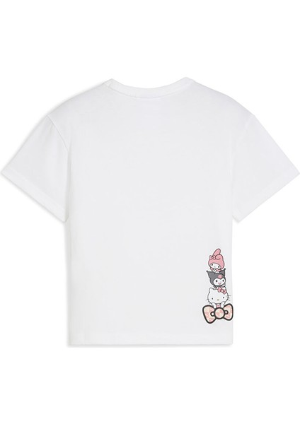 Beyaz Erkek Çocuk Desenli T-Shirt 63006202-PUMA x Hello Kıtty & Frıen indirimleri
