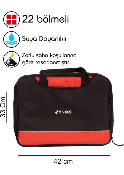 Profesyonel Elektronikçi Kamera Güvenlik Sistem Teknisyenleri Servis Saha Çantası M Boy 8684250506 modelleri