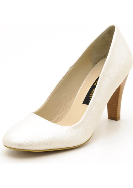 1923 Sedef Büyük Numara Gelin Ayakkabısı