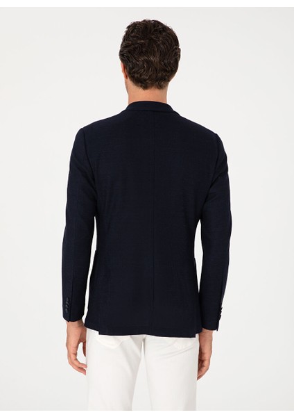 Lacivert Erkek Slim Fit Ceket Delave indirimleri