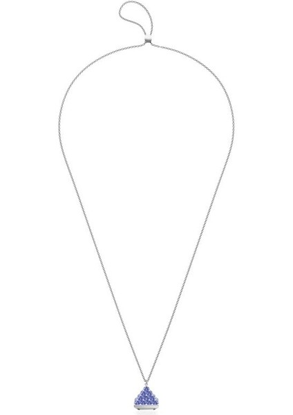 5631158 Swarovski Saat Kolye Pendant Watch, Triangle Cut, Blue Stainless Steel fırsatları