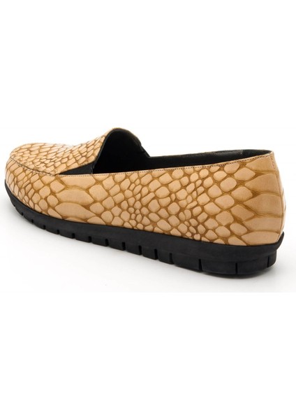 200592 Taba Timsah Baski Büyük Numara Bayan Ayakkabı fiyatları