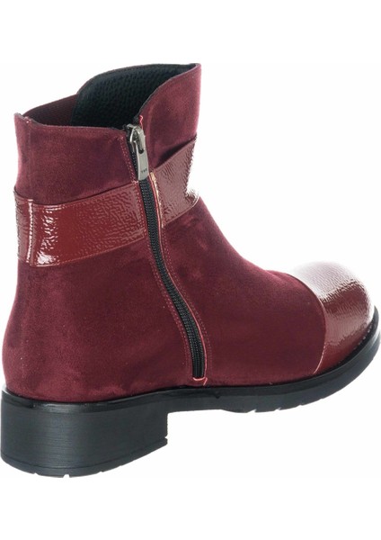 K101-1 Bordo Büyük Numara Özel Seri Kadın Botları modelleri
