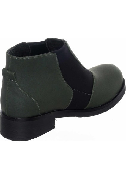 K382-1 Haki & Nubuk Streç Büyük Numara Kadın Botu indirimleri