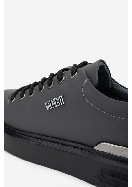 Siyah Erkek Deri Sneaker 352 21223 Erk Ayk SK24-25