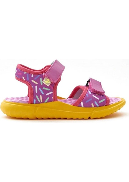 Pembe Kız Çocuk Sandalet Parıs