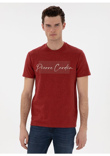 Kırmızı Erkek Slim Fit T-Shirt Varna