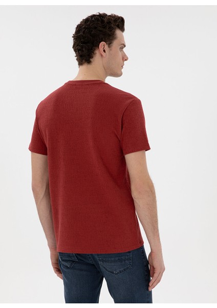 Kırmızı Erkek Slim Fit T-Shirt Varna indirimleri
